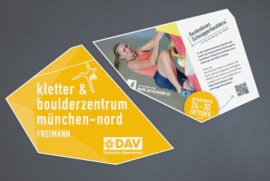 Design DAV Kletter- und Boulderzentren Thalkirchen, Freimann, Gilching und Bad Tölz (Katharina Rasp)
